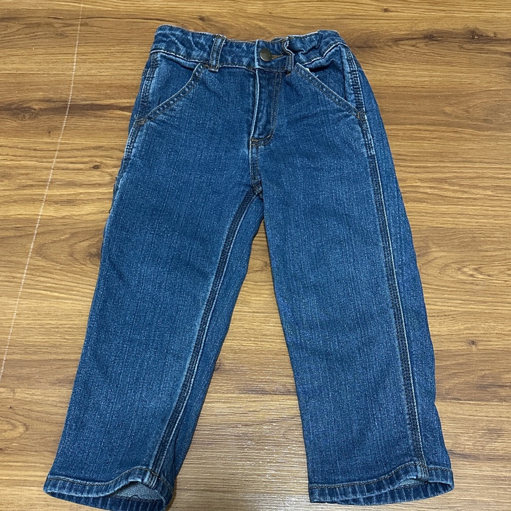 Carhartt Kids Dark Blue Jeans - Picture 2 of 4